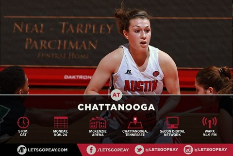 Austin Peay Women's Basketball travels to Chattanooga Mocs, Monday. (APSU Sports Information)