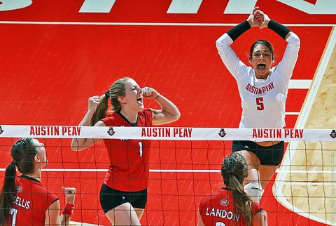 Austin Peay Women's Volleyball on the road this weekend seeking Tournament berth. (APSU Sports Information)