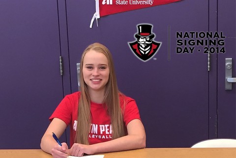 Austin Peay Lady Govs Volleyball inks Kristen Stucker. (APSU Sports Information)