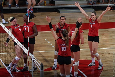 Austin Peay Lady Govs Volleyball head to Murray KY for OVC Championship. (APSU Sports Information)