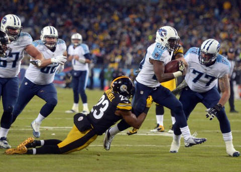 Tennessee Titans lost at the Pittsburgh Steelers 40-17 in a Thursday night game on November 17th, 2014.