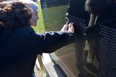 Strike Soldiers and Screaming Eagle families gathered in remembrance of the 248 Soldiers who lost their lives at Gander during Fort Campbell’s memorial ceremony at 10:30 a.m. Friday, Dec. 12. (Sgt. 1st Class Eric Abendroth/U.S. Army)