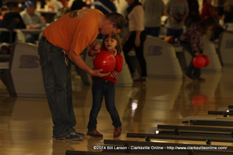 Bowling at the Pinnacle Bowling Alley