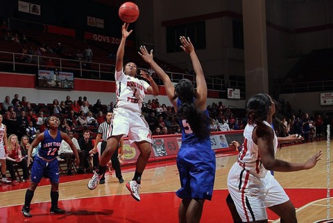 Austin Peay junior guard Tiasha Gray nets 32 against Eastern Illinois Saturday. (APSU Sports Information)