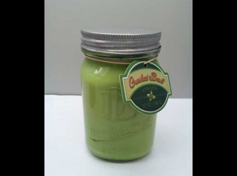 DD brand 12-ounce Mason jar candle