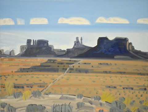 “Gregory Botts: Painting Along the Road.” - Monument Valley Approach