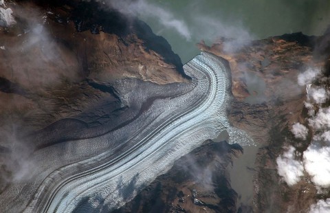 Students from Evergreen Middle School requested this image of Viedma Glacier for their investigation. (NASA)