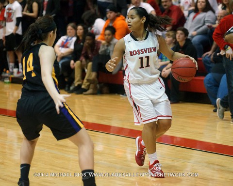 West Creek Girl's Basketball gets 38-34 win over Rossview Tuesday night.