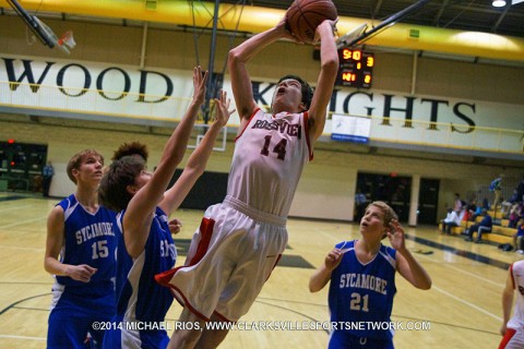 Rossview Middle School Boy's Basketball beats Sycamore Middle 47-29 Monday night.