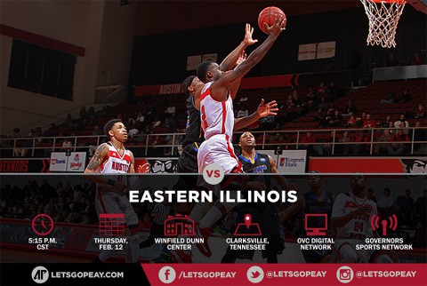 Austin Peay Men's Basketball plays Eastern Illinois at home, Thursday. (APSU Sports Information)