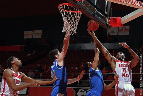 Austin Peay senior forward Chris Freeman scored 20 points and nabbed nine rebounds against Eastern Illinois. (APSU Sports Information)