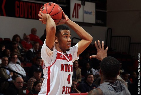 Austin Peay's Josh Robinson led the Govs with 21 points against UT Martin. (APSU Sports Information)