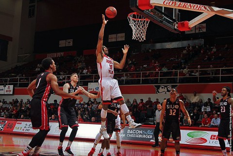 Austin Peay senior forward Chris Freeman recorded a double-double, including a career-high 24 points against SIUE. (APSU Sports Information)