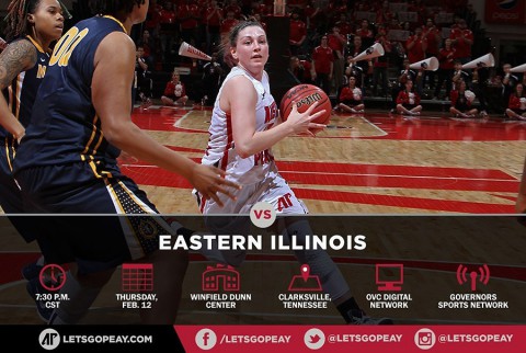 Austin Peay Lady Govs Basketball faces Eastern Illinois at the Dunn Center, Thursday. (APSU Sports Information)