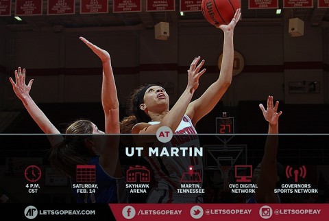 Austin Peay Women's Basketball faces UT Martin Saturday who is undefeated in the OVC. (APSU Sports Information)