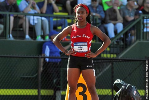 Austin Peay Track and Field's Breigh Jones selected as APSU Athlete of the Week. (APSU Sports Information)