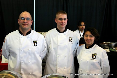 Fort Campbell Culinary Team at Clarksville Parks and Recreation's Chocolate Affair.