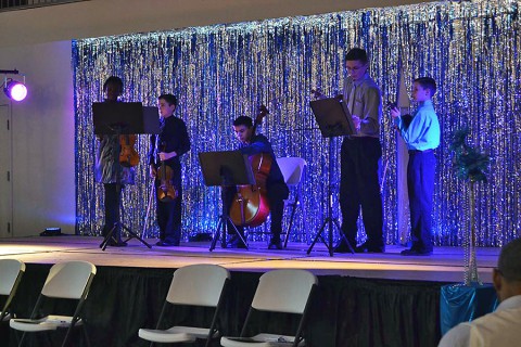Brio Strings Ensemble played at the 2nd Annual LEAP Gala Celebrating Youth Development at the Emmanuel Family Life Center. Brio Strings Ensemble played at the 2nd Annual LEAP Gala Celebrating Youth Development at the Emmanuel Family Life Center.