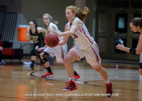 Rossview Girl's Basketball gets 51-35 win over West Creek to advance to Tournament Championship.