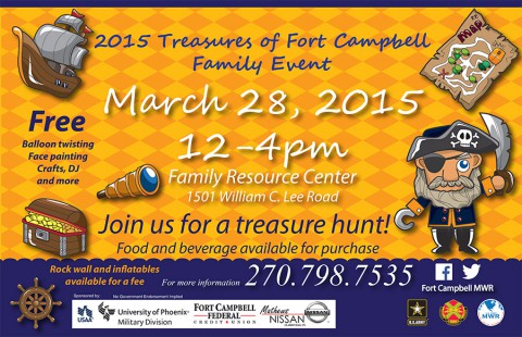 Treasures of Fort Campbell Family Event, March 28th