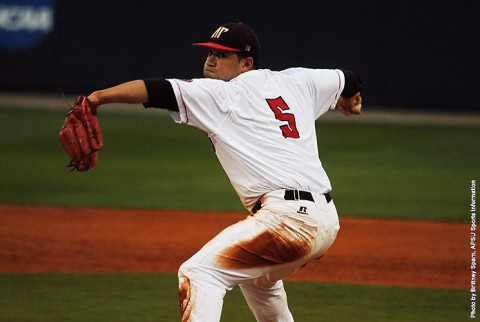 Austin Peay pitcher Alex Robles threw five hitless innings in 9-3 win over Tennessee Tech. (APSU Sports Information)