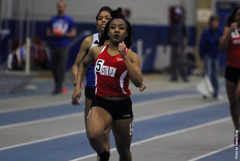 Austin Peay junior Breigh Jones took home the gold medal in the 400m dash. (APSU Sports Information)