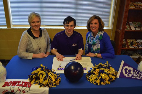 Bryan Dirksen Signs with McKendree University Monday morning.