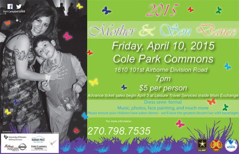 Fort Campbell MWR Mother and Son Dance