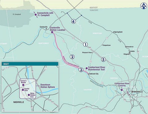 Northwest Corridor Transit Study Map