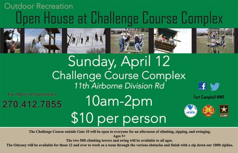 Challenge Course Complex Open House