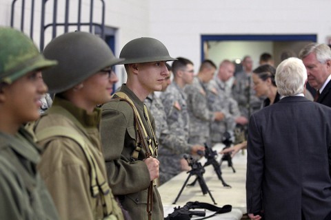 Second Brigade Combat Team, 101st Airborne Division (Air Assault) held an activation Ceremony for 1st Battalion, 26th Infantry Regiment April 14, 2015, at Freedom Fighters Gym at Fort Campbell, KY. (Courtesy Photo)