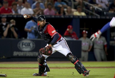 Atlanta Braves catcher Christian Bethancourt. (Jason Getz-USA TODAY Sports)