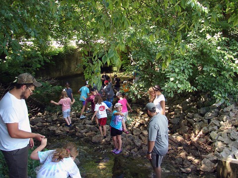 Junior Ranger Day Camp at Dunbar Cave State Natural Area.