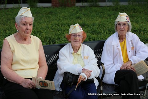 Gold Star Wives attending the event.