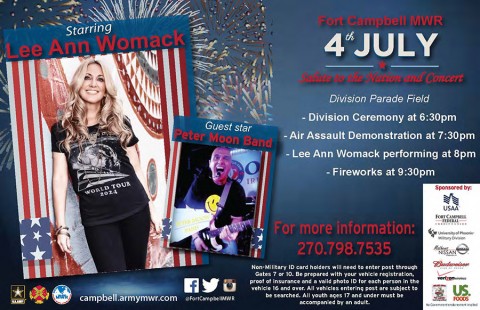 2015 Fort Campbell MWR July 4th Concert