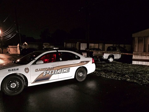 Clarksville Police discover a deceased male and female at a residence at Cedar Crest Mobile Home Park Tuesday night.