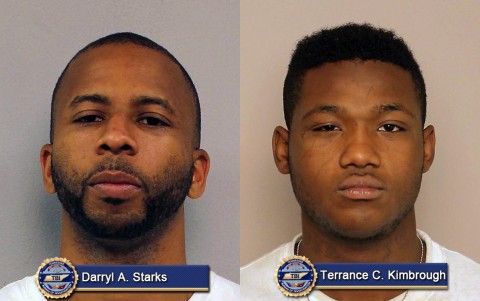 (L to R) Darryl Antoine Starks and Terrance Christopher Kimbrough captured.