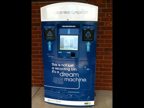 PepsiCo Dream Machine kiosk PepsiCo Dream Machine kiosk