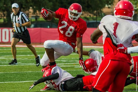 Austin Peay Football held their first preseason scrimmage Saturday. (APSU Sports Information)