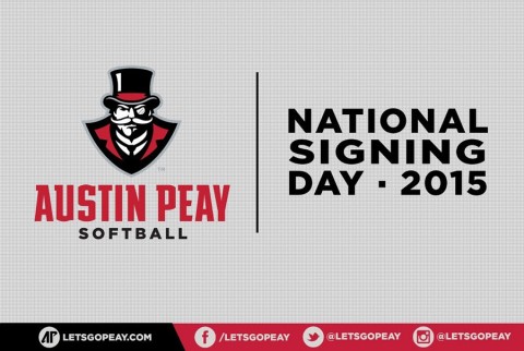 Austin Peay Softball National Signing Day 2015. (APSU Sports Information)