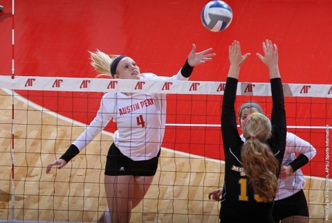 Austin Peay Women's Volleyball. (APSU Sports Information)