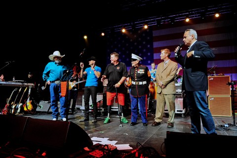 (L to R) Charlie Daniels, Ryan Weaver, Scott Schroeder, Jack Ten Napel, Sam Schoenheit, Anthony Imperato; President of Henry Repeating Arm.