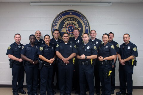 (Back- Left to Right): Robert Steinmetz, Kevin Westover, Matthew Roederer, Andrew Henry, Steven Deering, Joshua Spain, and Ronald Cox. (Front- Left to Right): Tryesha Clark, Brittany Hubbard, Brandon Diez, Joshua Clegg, and Shandie Owenby.