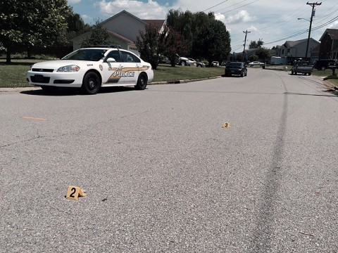 Clarksville Police respond to shots fired on Archwood Drive Saturday.