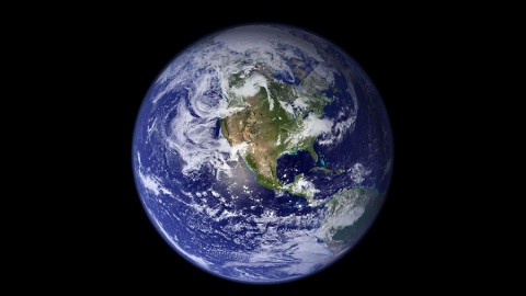 NASA states there is NO Asteroid Threatening Earth. This view of Earth comes from NASA's Moderate Resolution Imaging Spectroradiometer aboard the Terra satellite. (NASA)