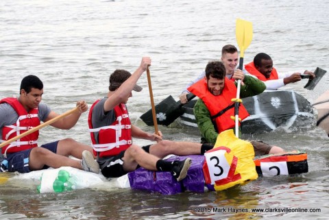 Clarksville's Riverfest Regatta took place today on the Cumberland River.