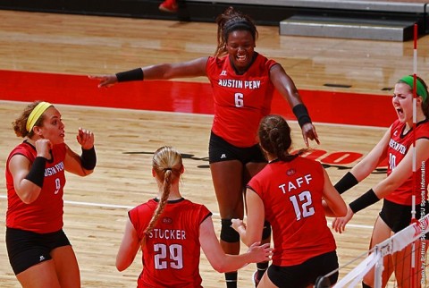 Austin Peay Women's Volleyball. (APSU Sports Information)