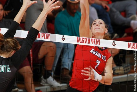 Austin Peay Women's Volleyball. (APSU Sports Information)