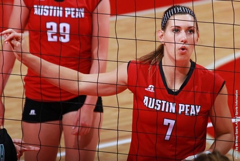 Austin Peay Women's Volleyball game Tuesday will now be played Wednesday, October 7th. (APSU Sports Information)