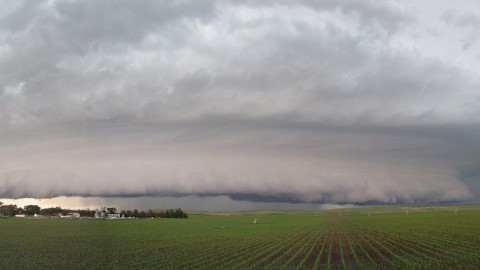 A new study clarifies what happens to precipitation that falls on land. (NOAA/National Severe Storms Laboratory)